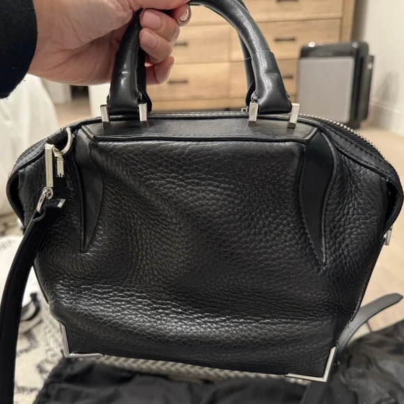 Alexander Wang (authentic) Emile Leather Satchel Bag (small size) - Picture 1 of 4